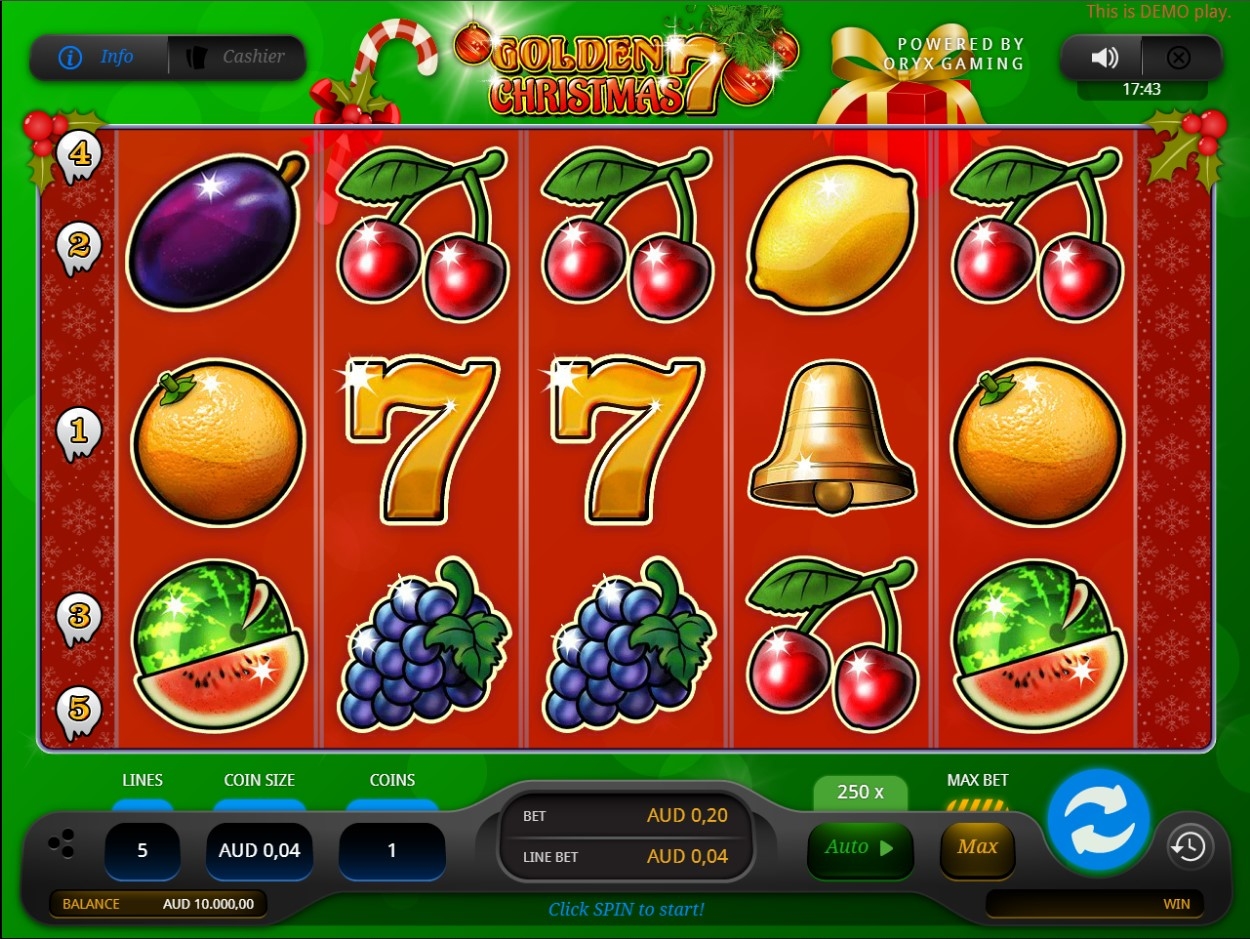 Golden Christmas 7 Gameplay Image