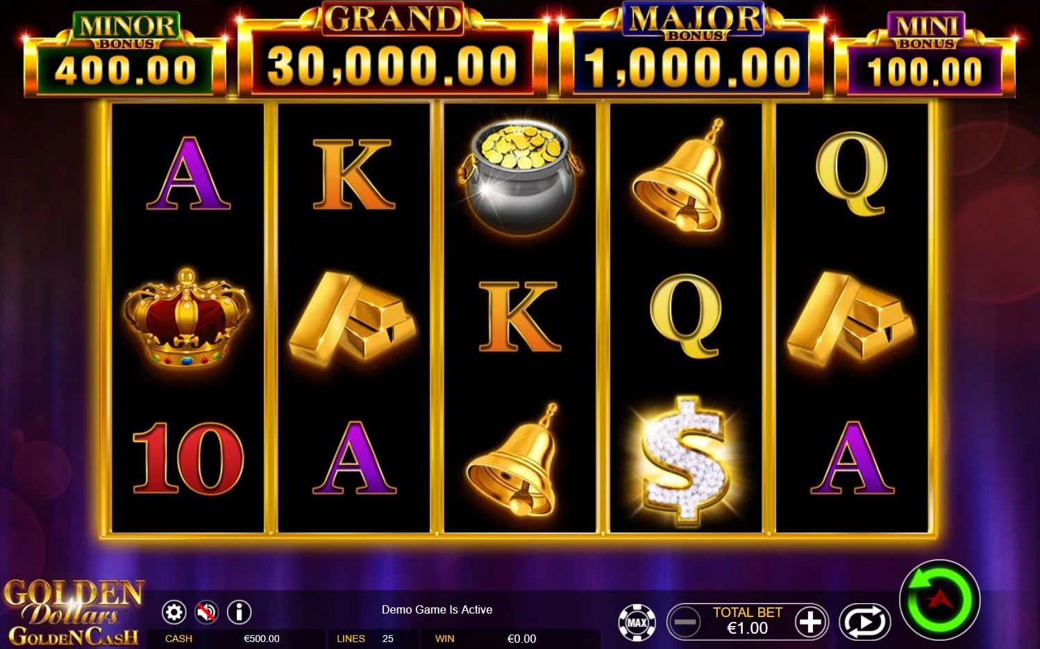 Golden Dollars Gameplay Image
