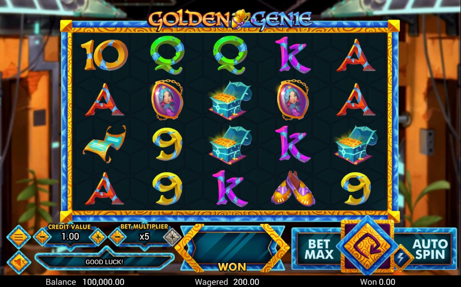 Golden Genie Gameplay Image