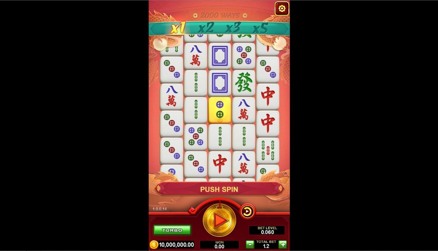 Golden Mahjong Gameplay Image