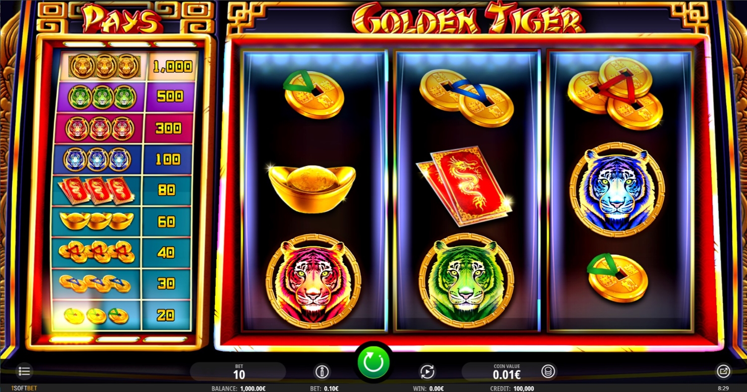 Golden Tiger Gameplay Image