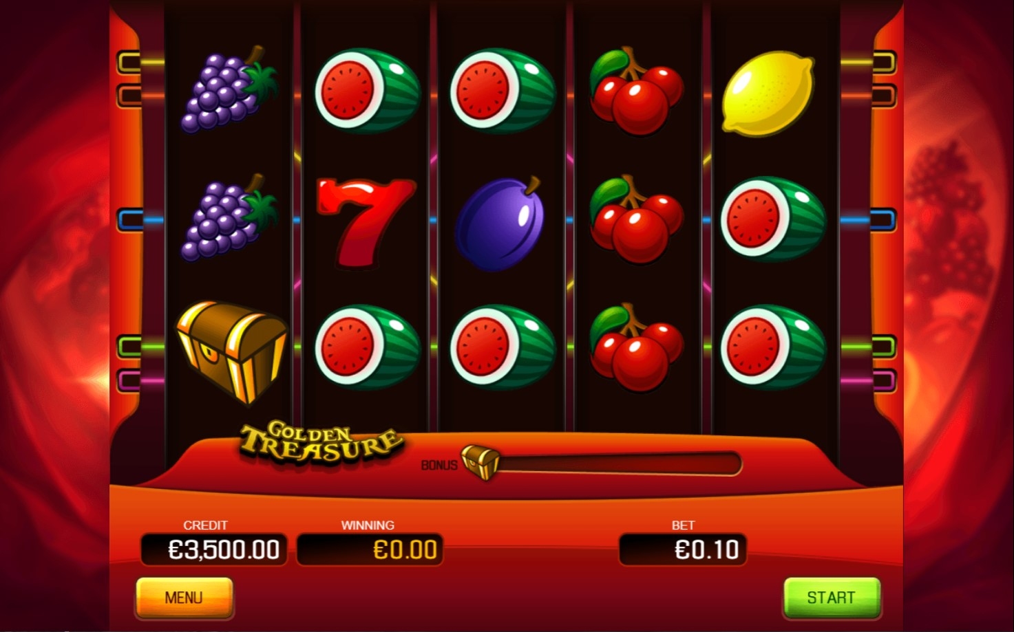 Golden Treasure Gameplay Image