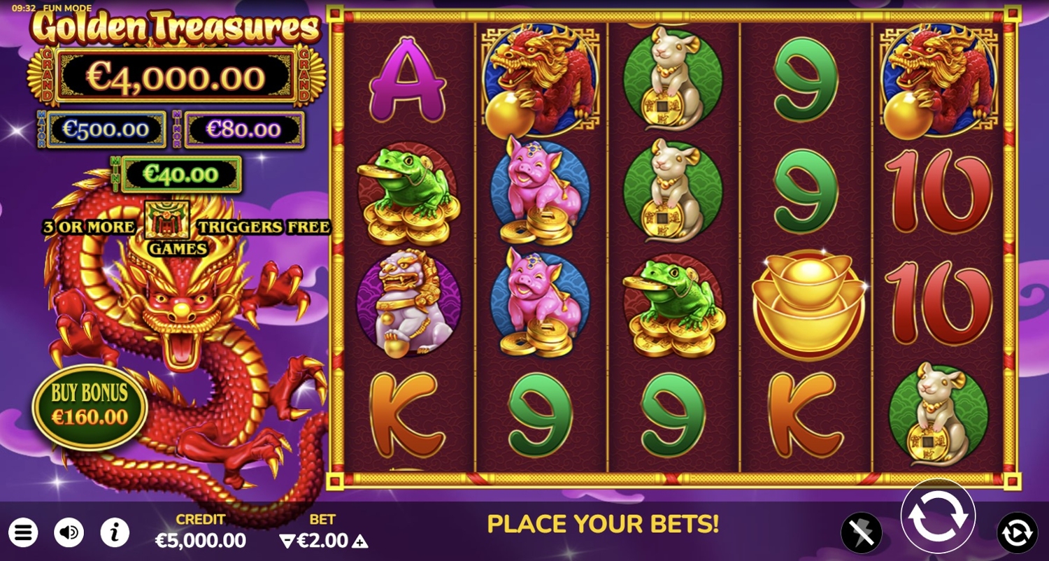 Golden Treasures Gameplay Image