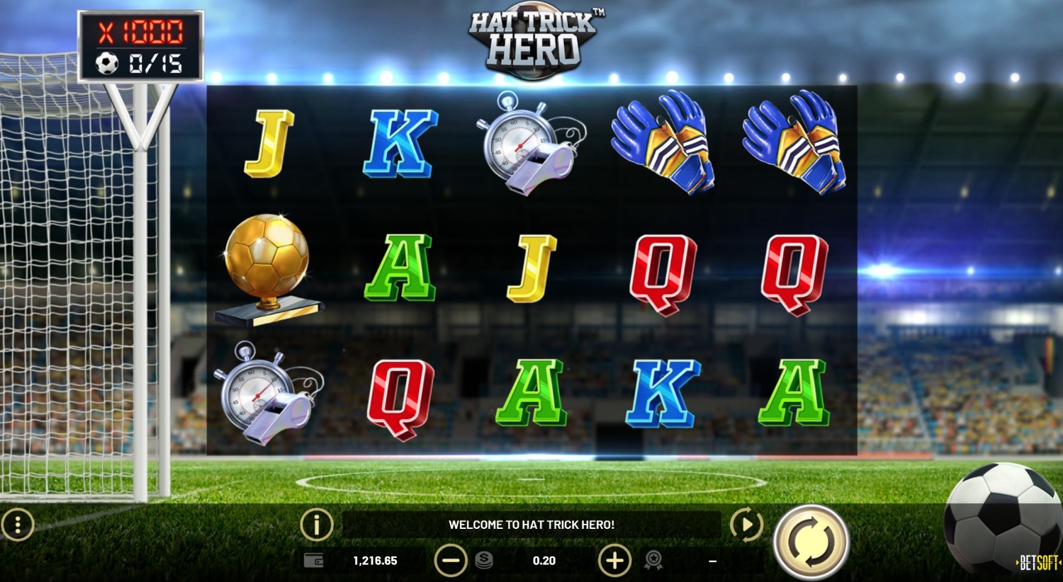 Hat Trick Hero Gameplay Image