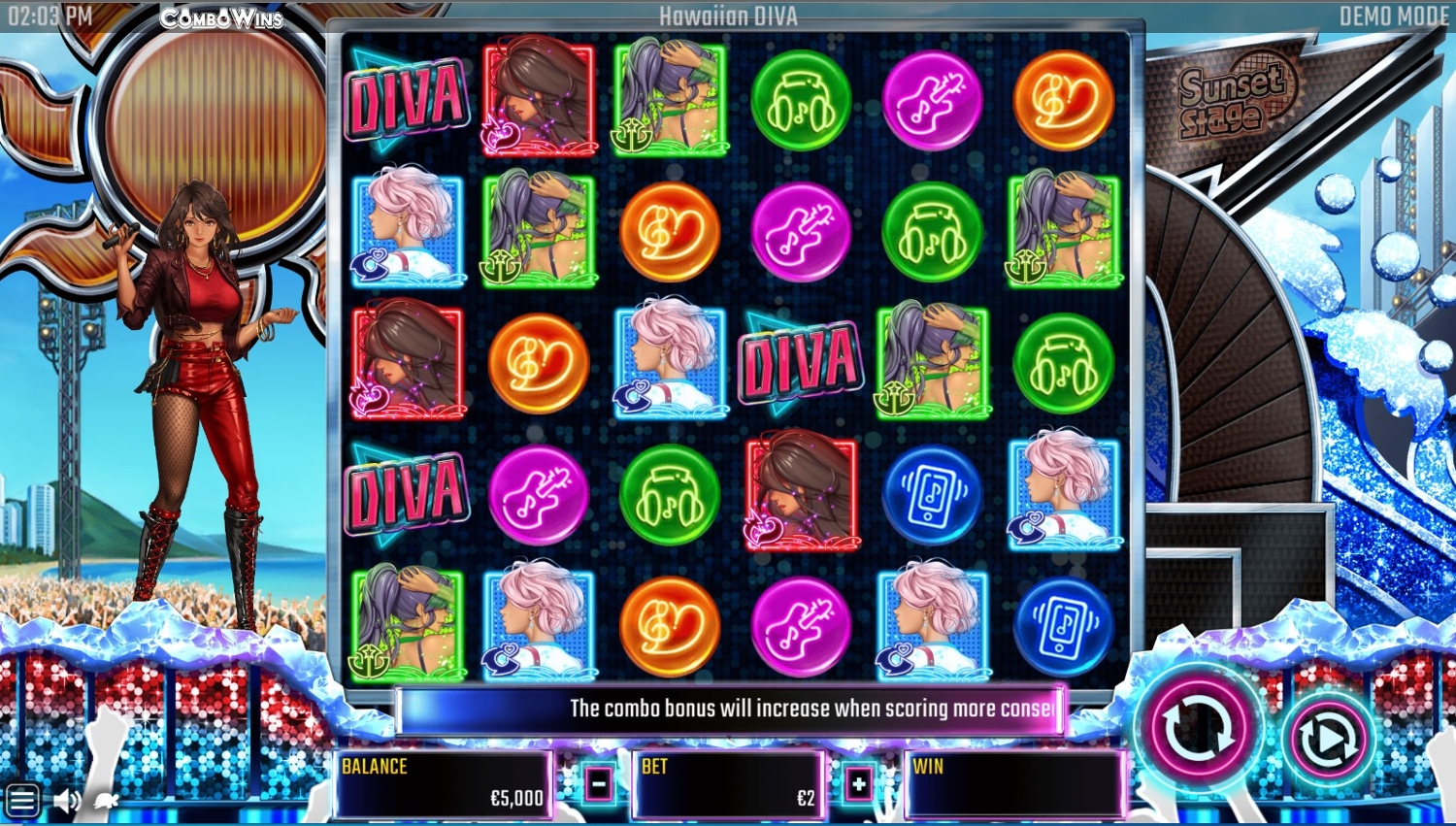 Hawaiian Diva Gameplay Image