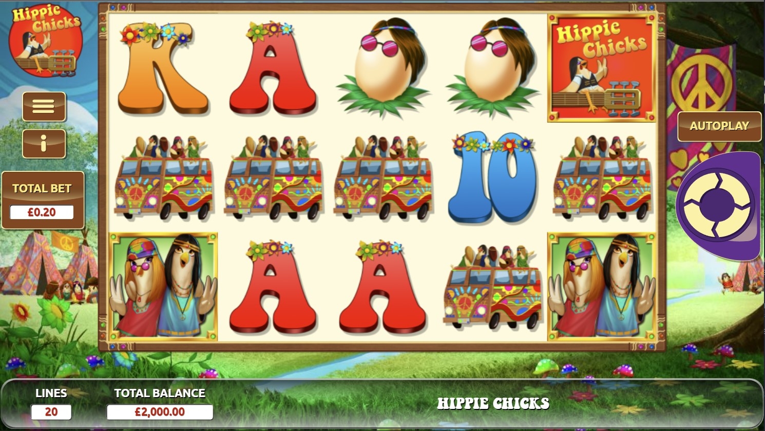 Hippie Chicks Gameplay Image