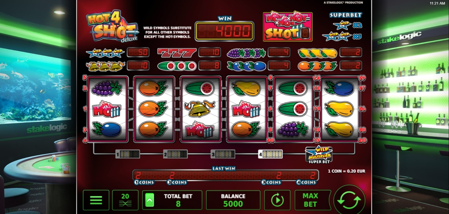 Hot 4 Shot Deluxe Gameplay Image