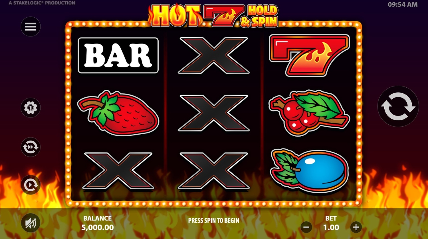 Hot 7 Hold and Spin Gameplay Image