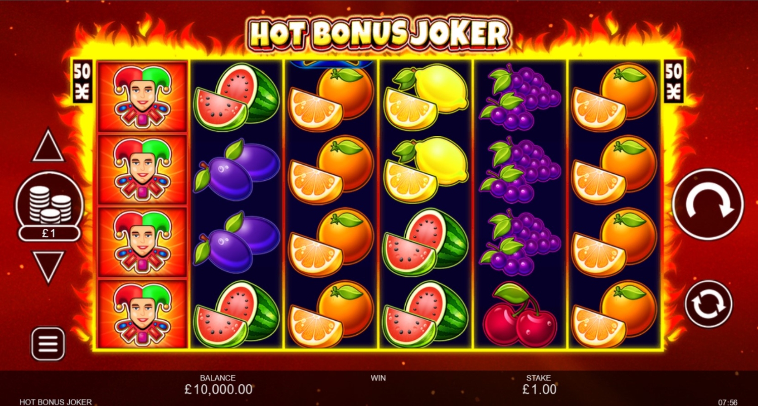 Hot Bonus Joker Gameplay Image