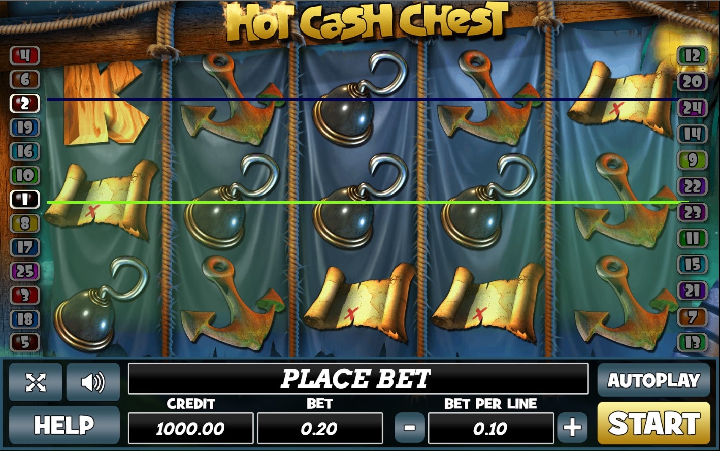 Hot Cash Chest Gameplay Image