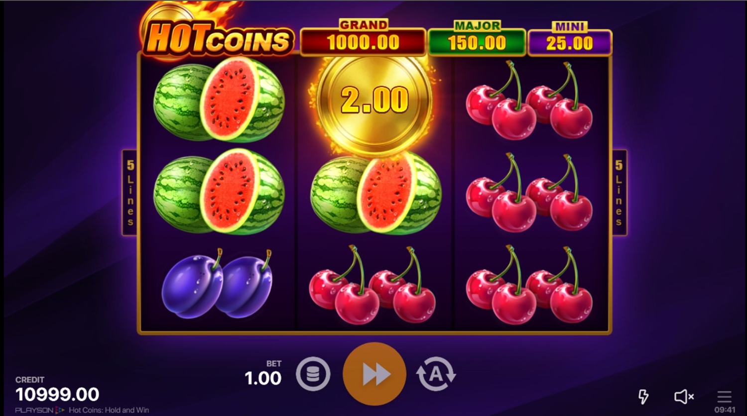 Hot Coins Gameplay Image