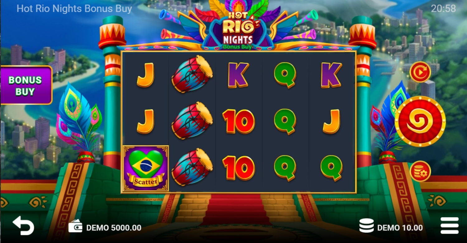 Hot Rio Nights: Bonus Buy Gameplay Image
