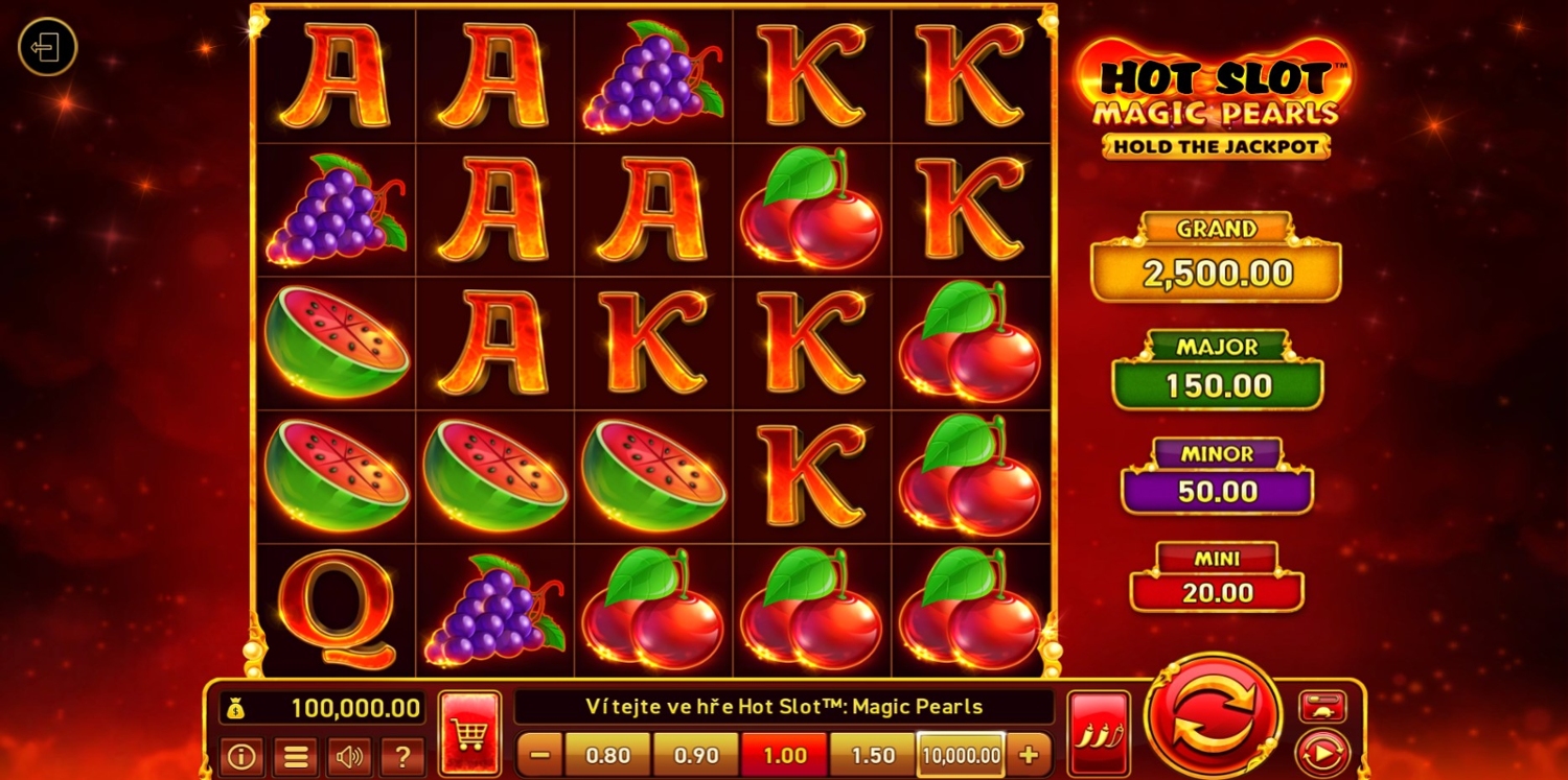 Hot Slot: Magic Pearls Gameplay Image
