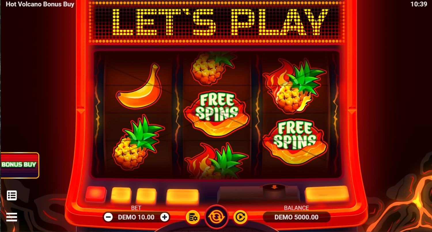 Hot Volcano (Bonus Buy) Gameplay Image