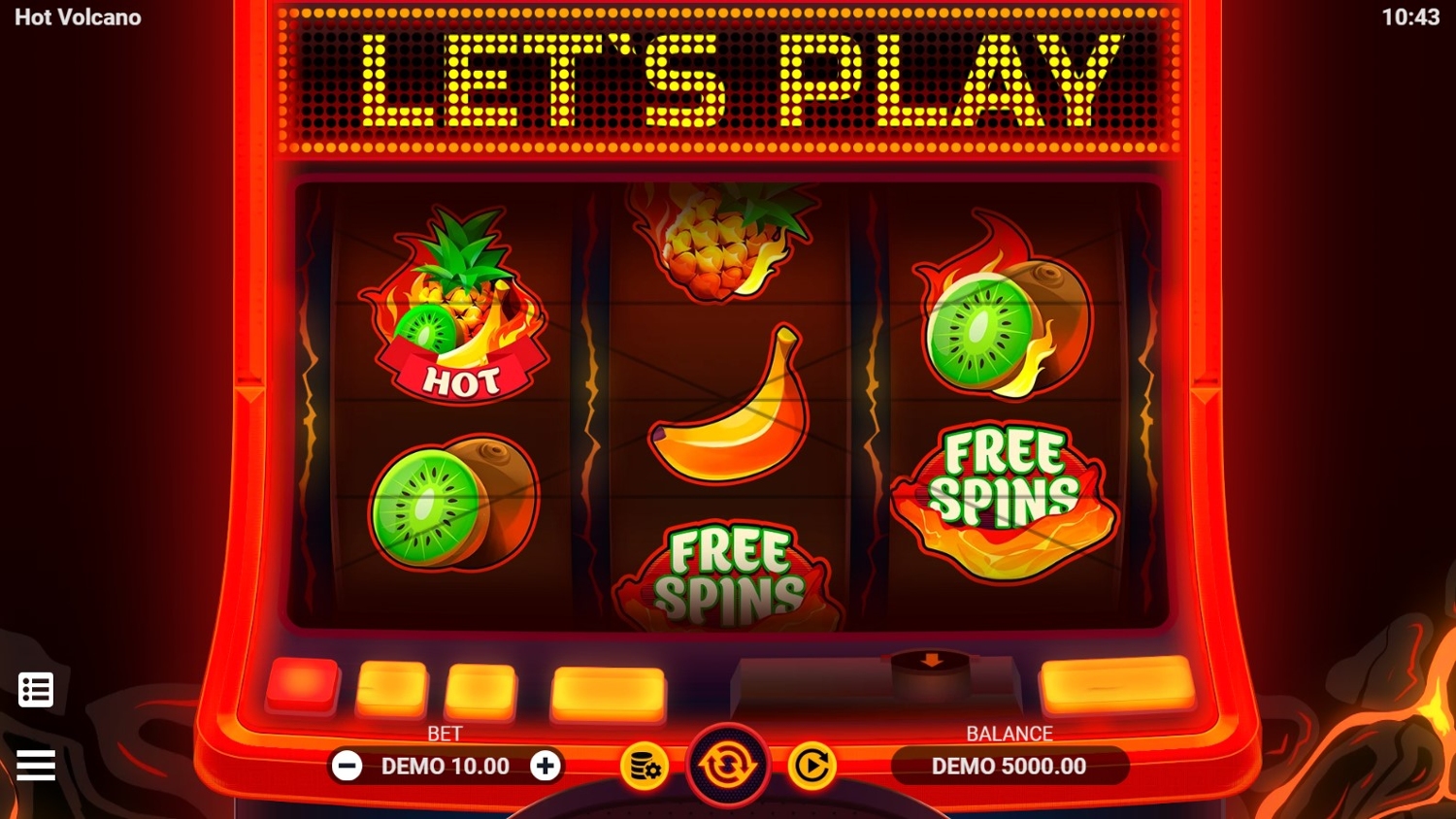 Hot Volcano Gameplay Image