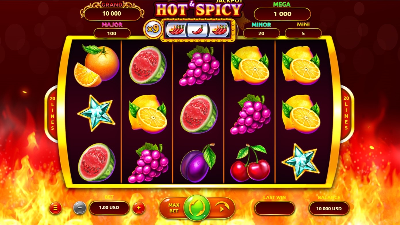 Hot and Spicy Jackpot Gameplay Image
