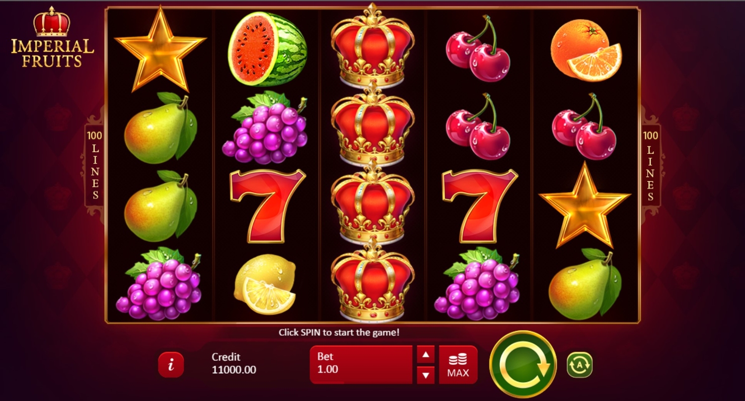 Imperial Fruits 100 Lines Gameplay Image