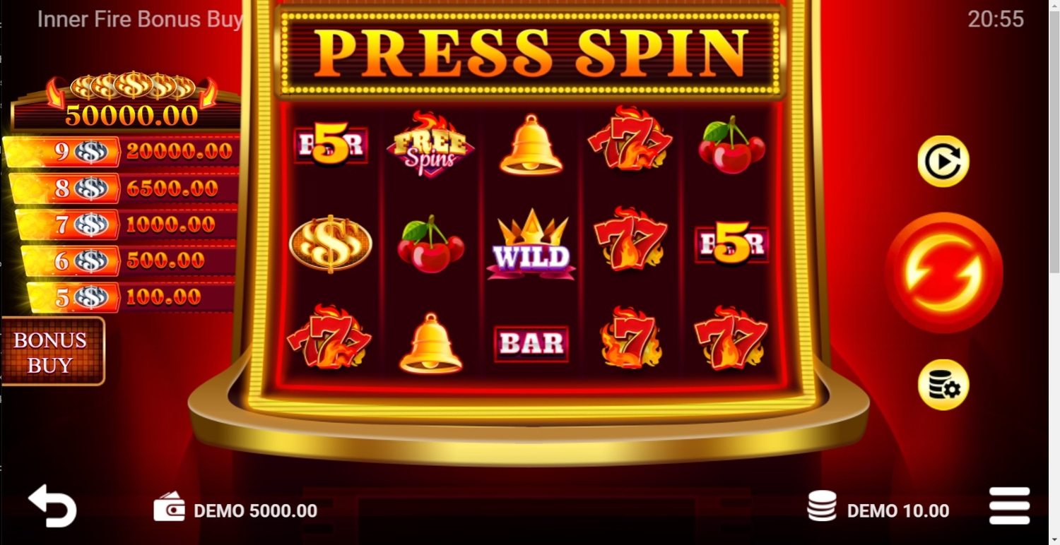Inner Fire: Bonus Buy Gameplay Image