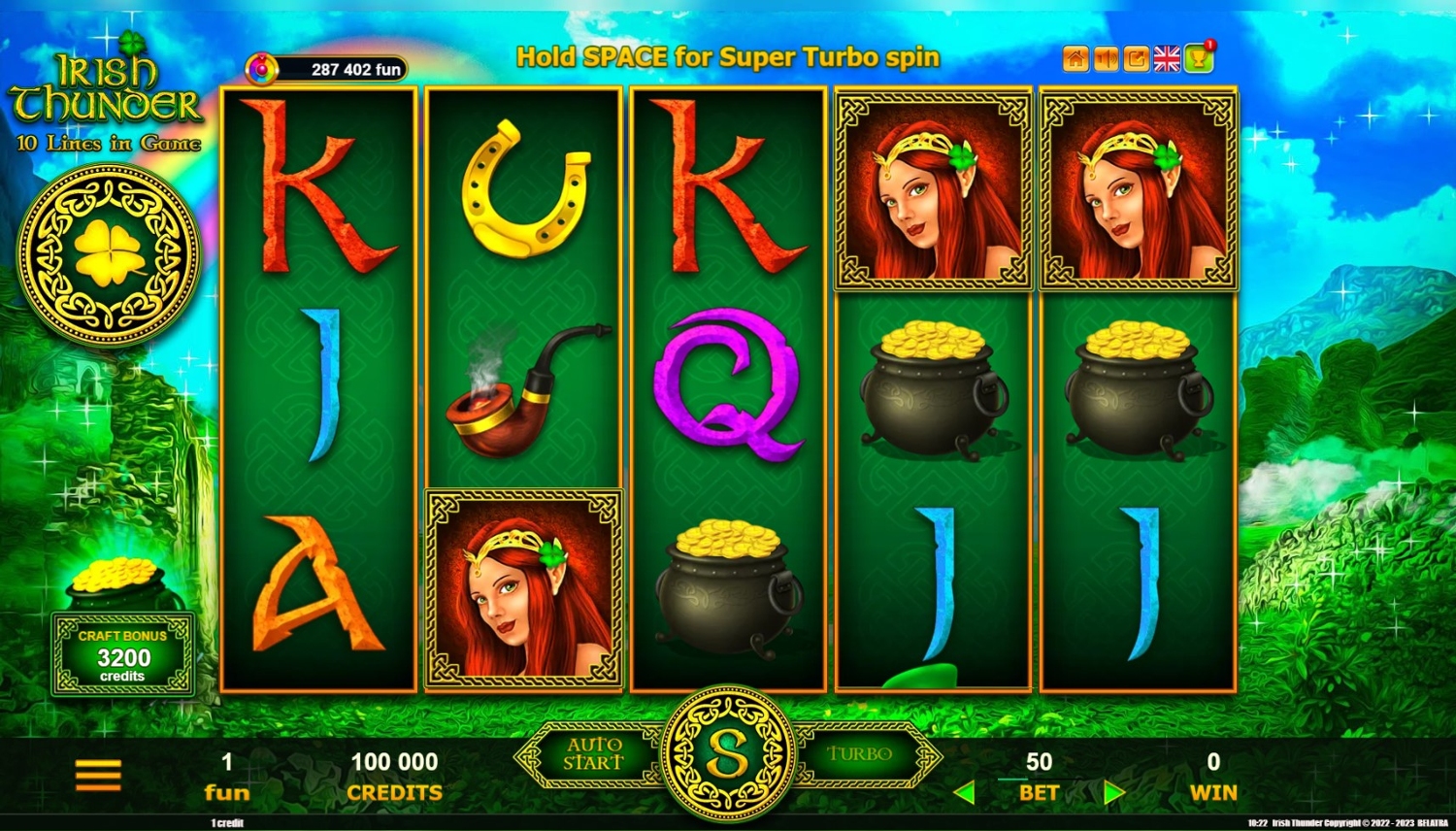 Irish Thunder Gameplay Image