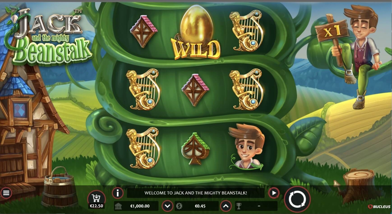 Jack and the Mighty Beanstalk Gameplay Image