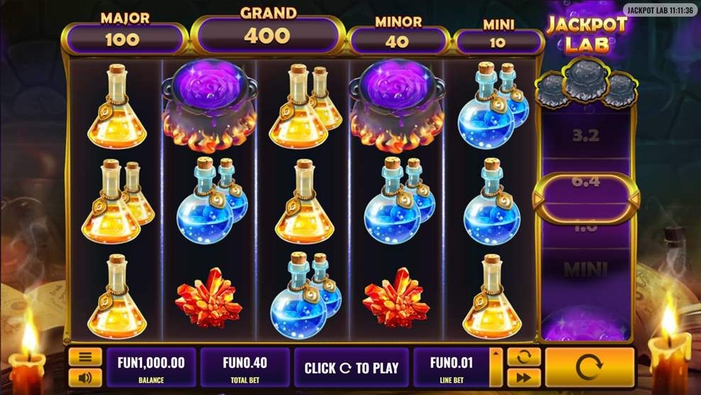 Jackpot Lab Gameplay Image