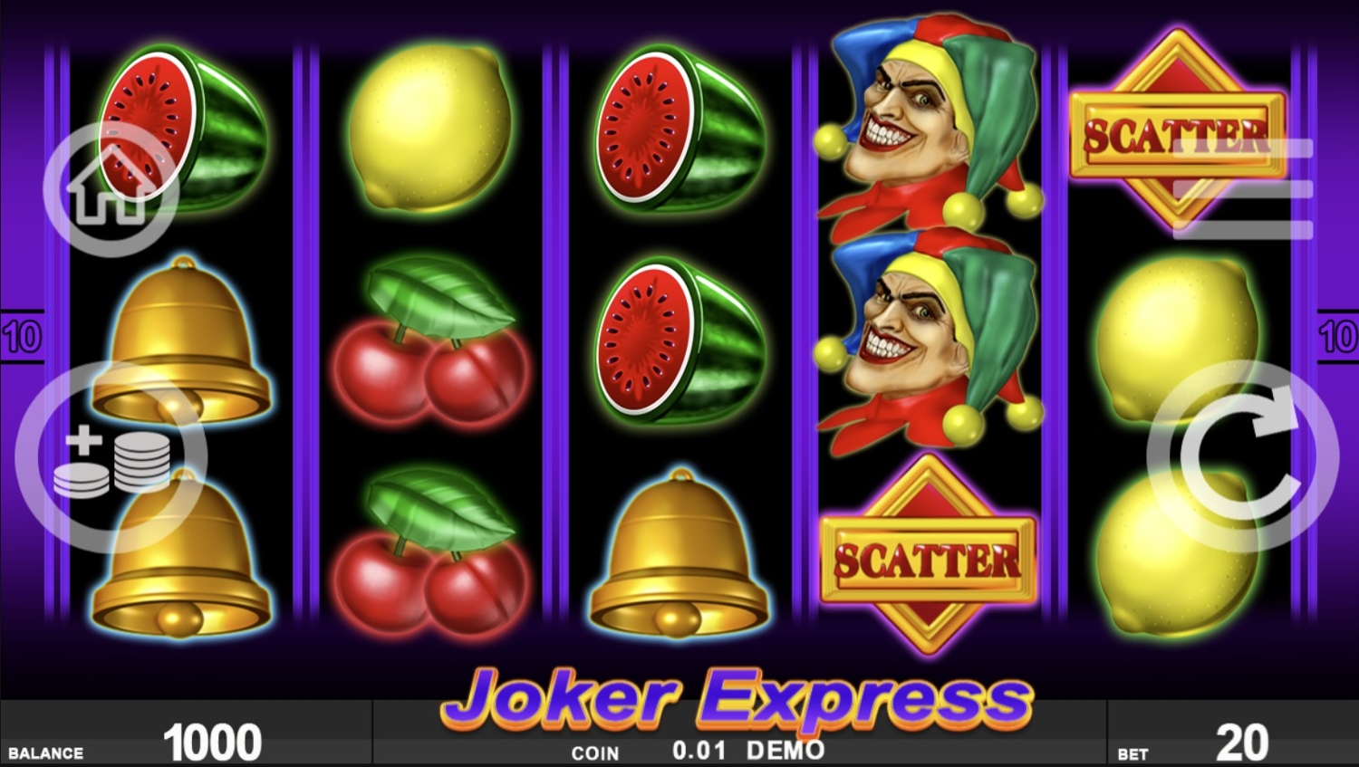 Joker Express Gameplay Image