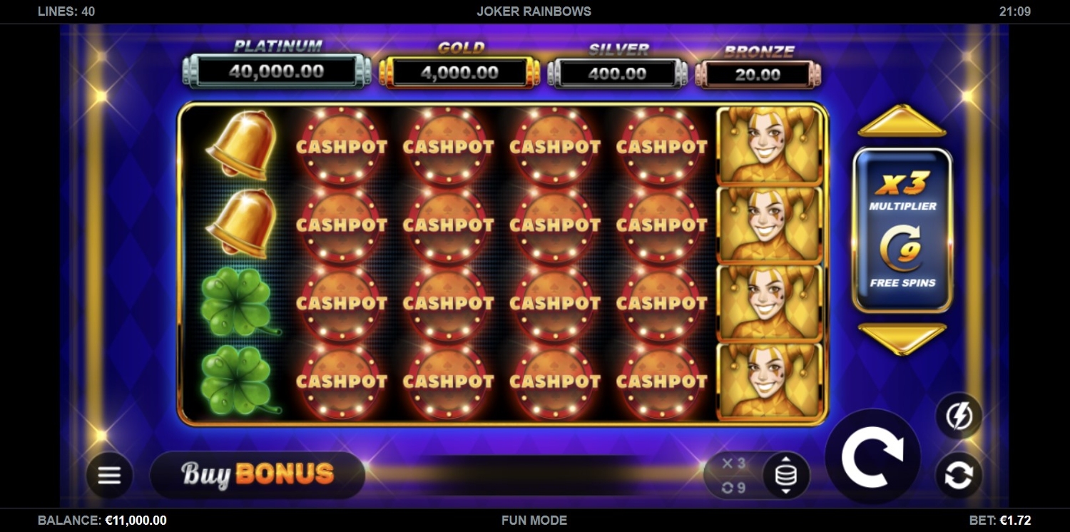 Joker Rainbows Gameplay Image
