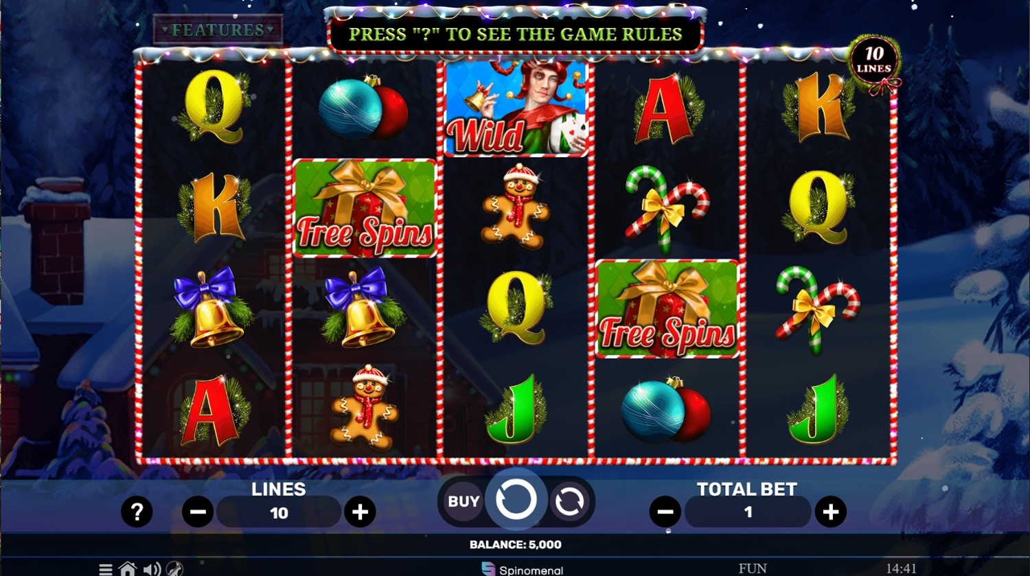 Jokers Charms Xmas Gameplay Image