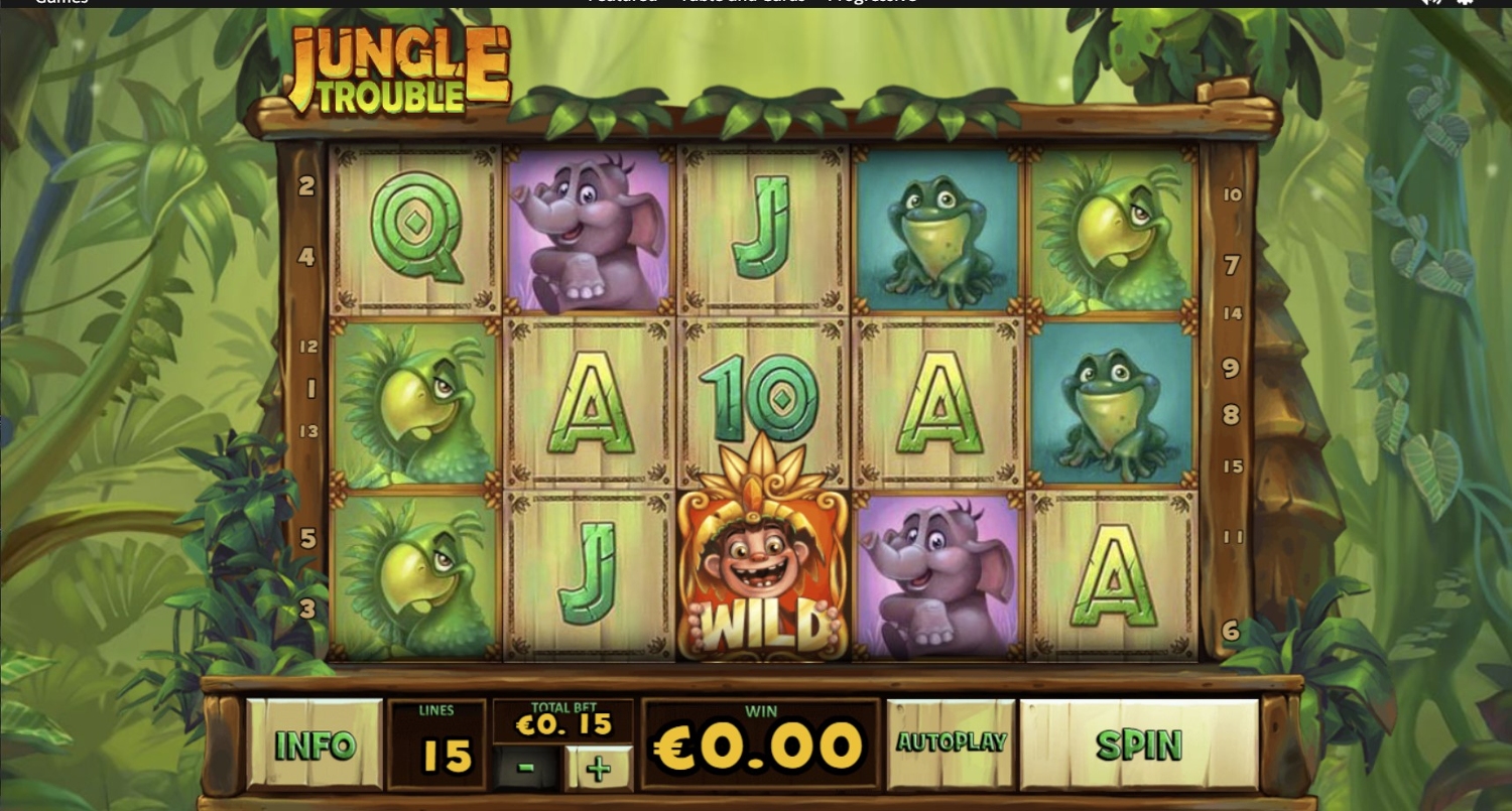 Jungle Trouble Gameplay Image