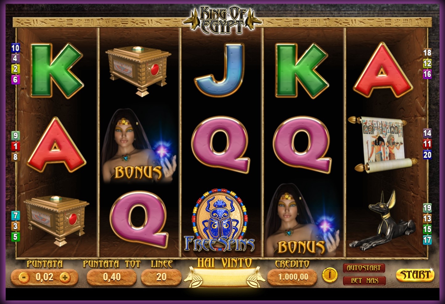 King of Egypt Gameplay Image