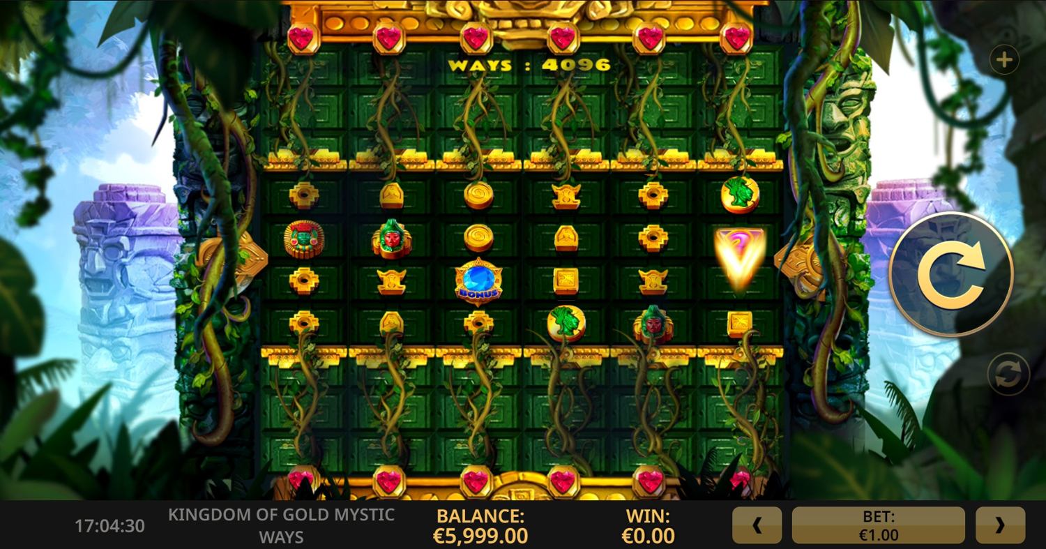 Kingdom of Gold Mystic Ways Gameplay Image