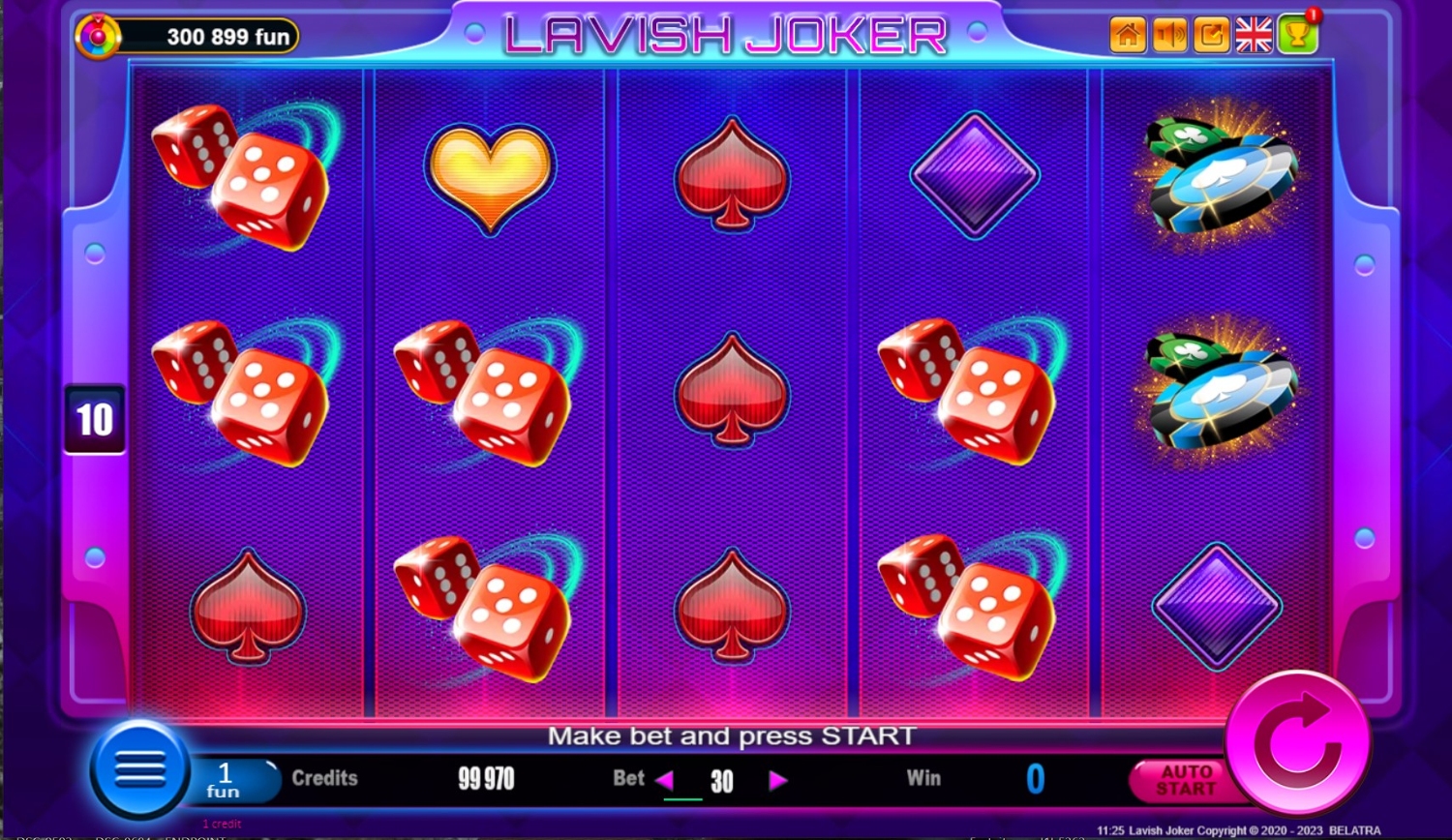 Lavish Joker Gameplay Image