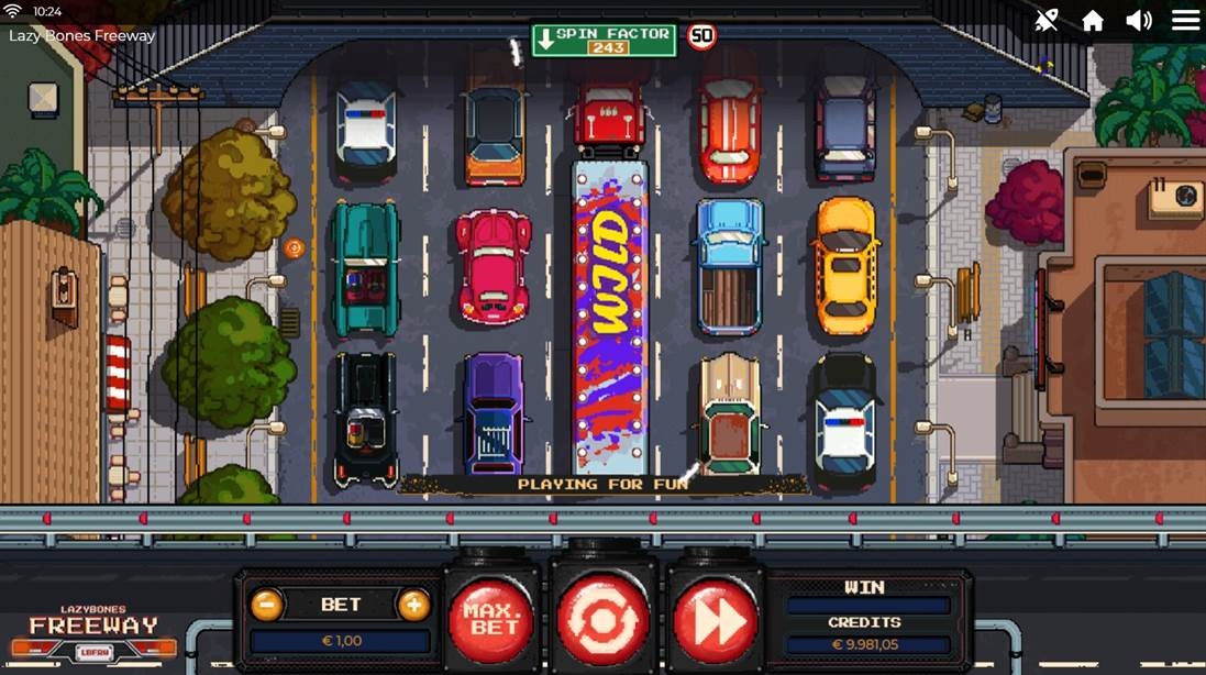 Lazy Bones Freeway Gameplay Image