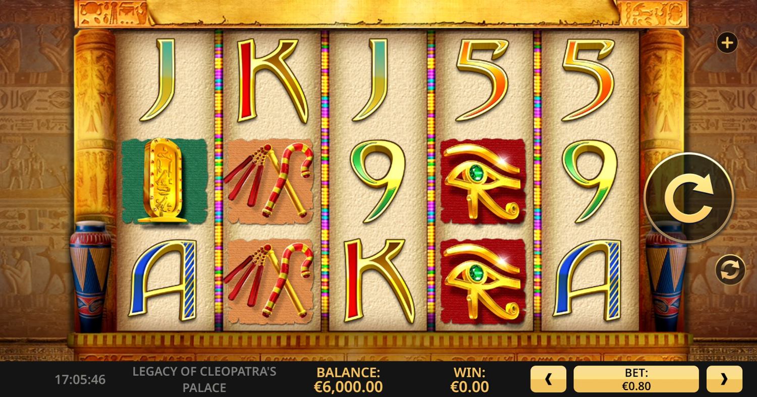 Legacy Of Cleopatra’s Palace Gameplay Image