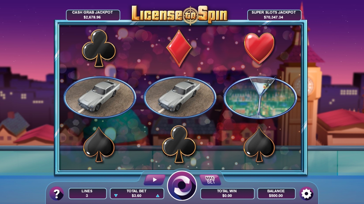 License to Spin Gameplay Image