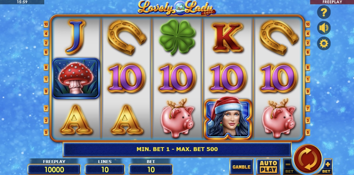 Lovely Lady Xmas Gameplay Image