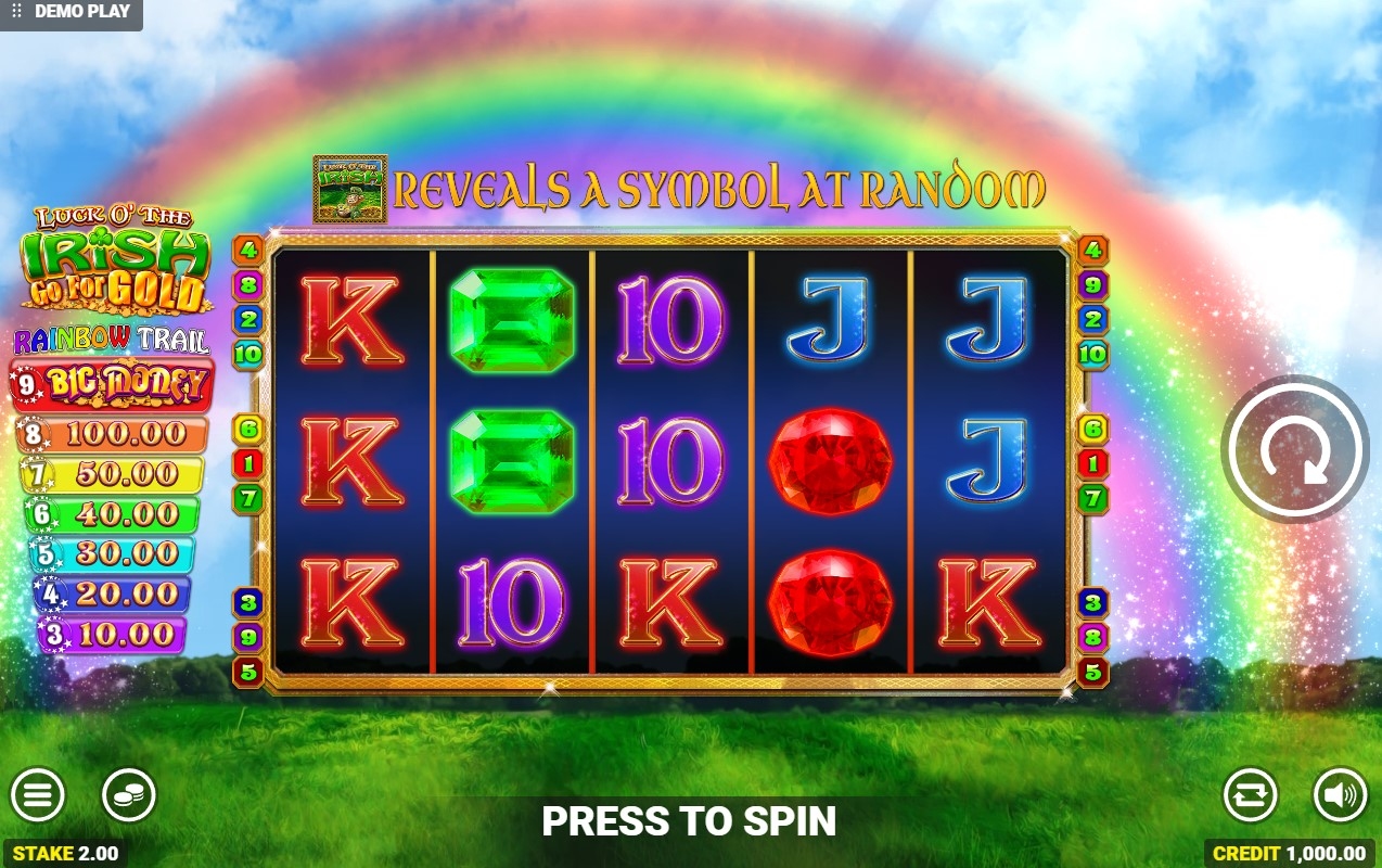 Luck O’ The Irish Go For Gold Gameplay Image