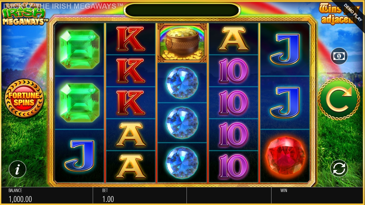 Luck O the Irish Megaways Gameplay Image