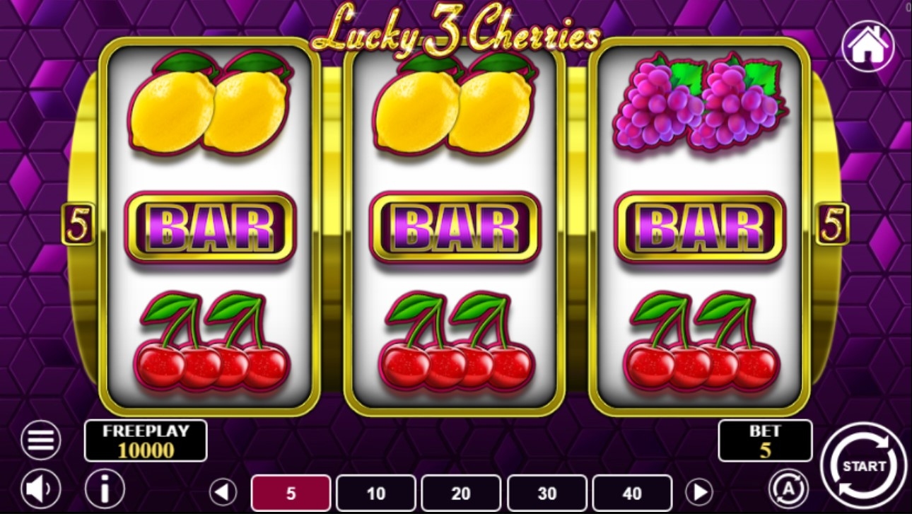 Lucky 3 Cherries Gameplay Image