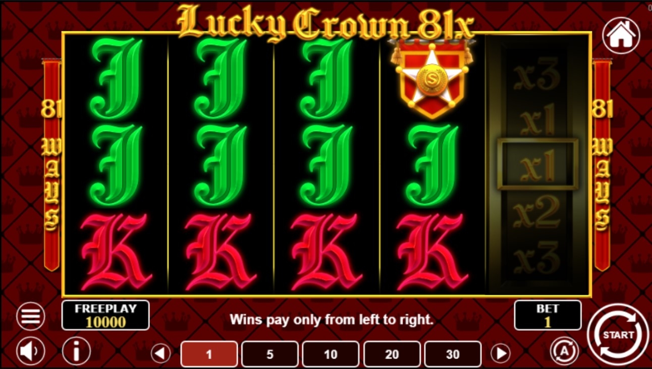 Lucky Crown 81x Gameplay Image