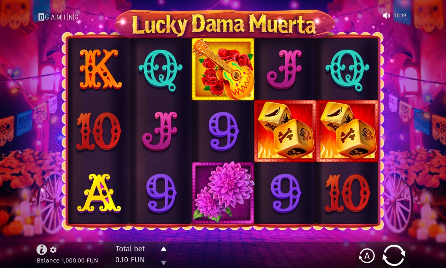 Lucky Dama Muerta Gameplay Image
