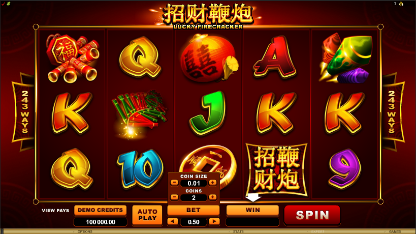 Lucky Firecracker Gameplay Image