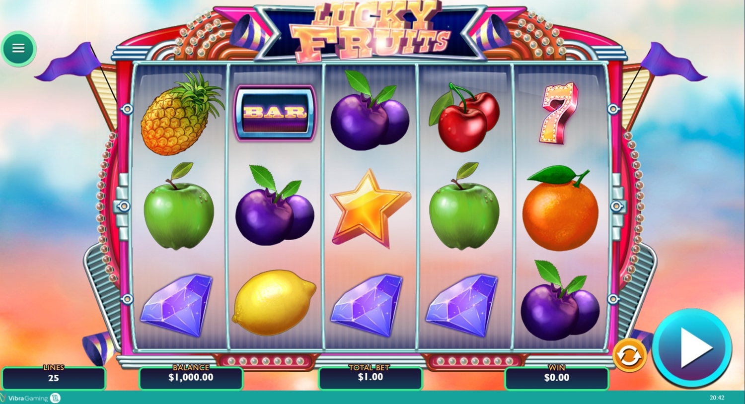 Lucky Fruits Gameplay Image