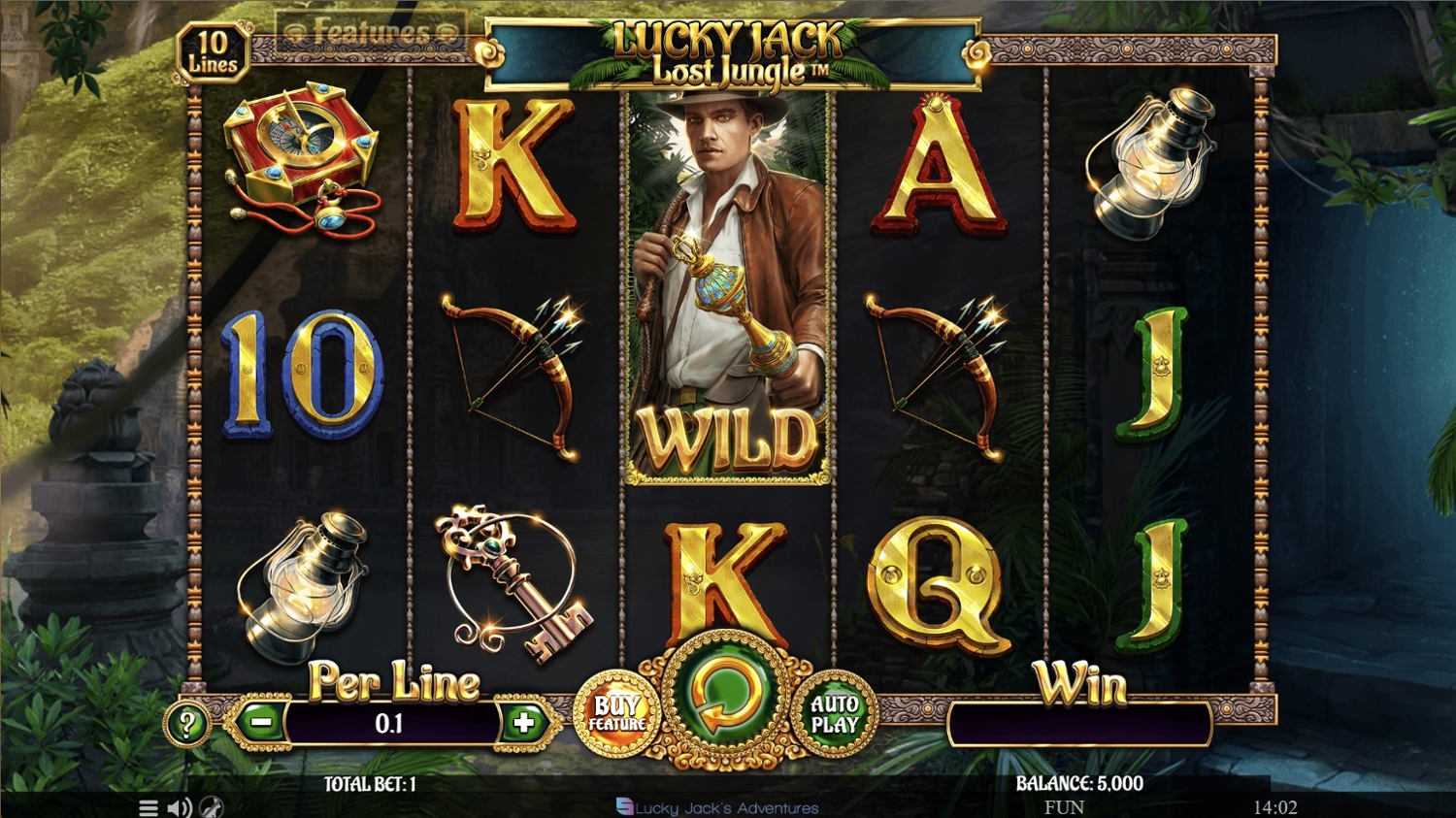 Lucky Jack Lost Jungle Gameplay Image
