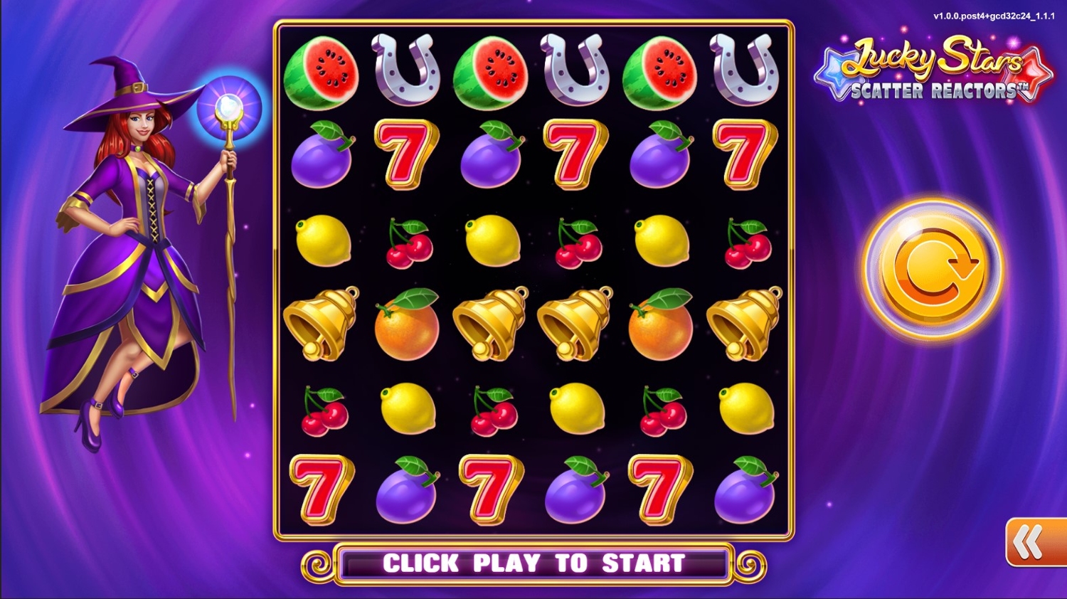 Lucky Stars: Scatter Reactors Gameplay Image