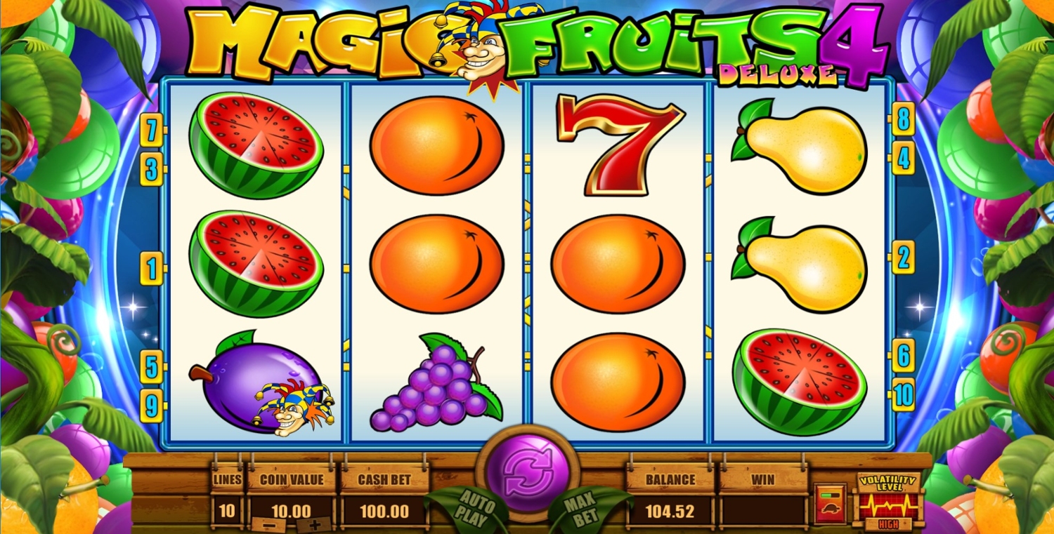 Magic Fruits 4 Deluxe Gameplay Image