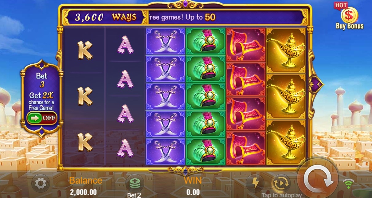 Magic Lamp Gameplay Image