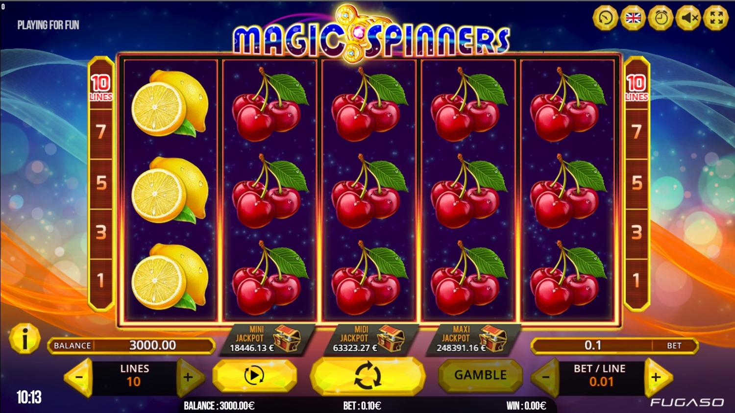 Magic Spinners Gameplay Image