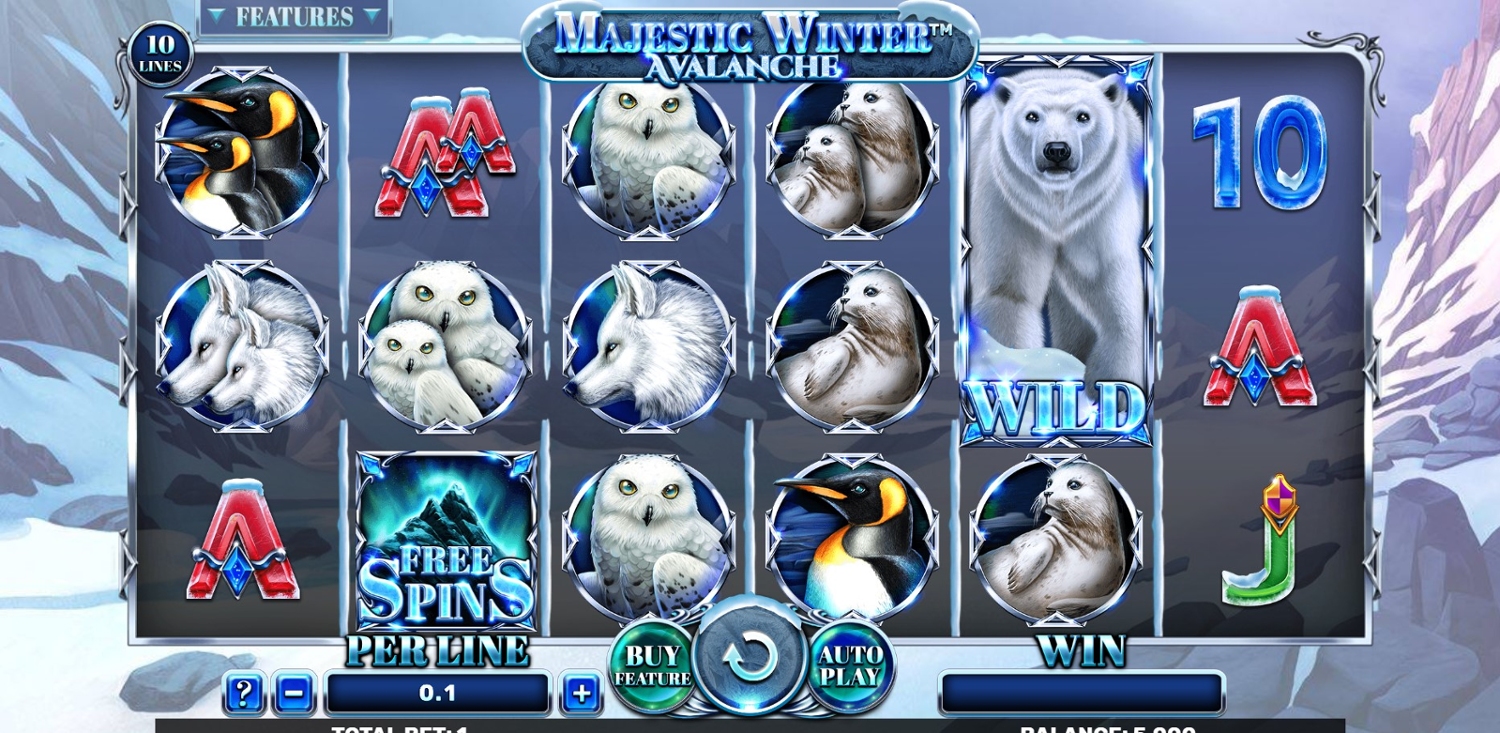 Majestic Winter: Avalanche Gameplay Image