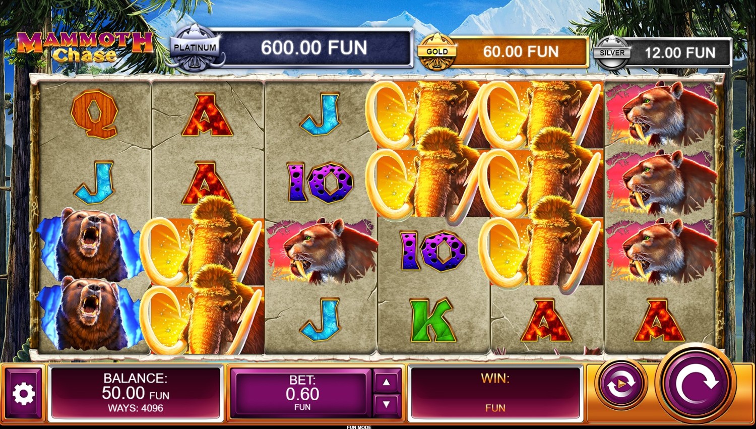 Mammoth Chase Gameplay Image